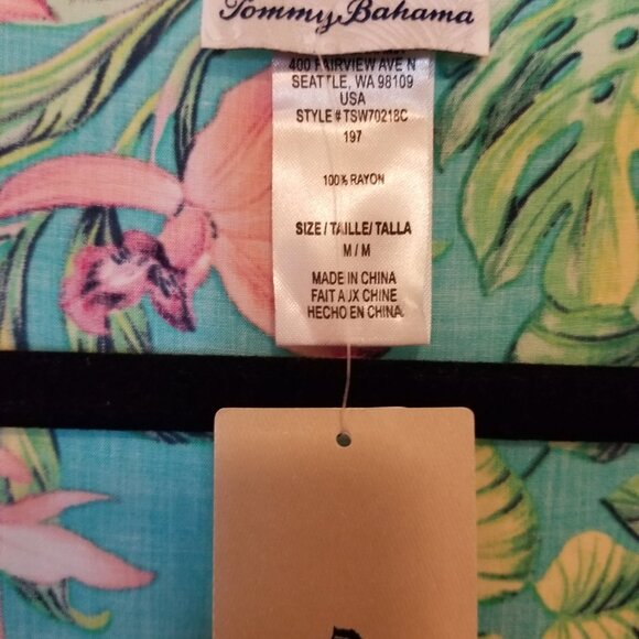 Tommy Bahama Fleur de Flora Wrap Dress -  NWT - size M - Picture 4 of 11